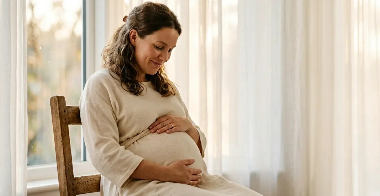 Vision éditoriale du développement sensoriel du fœtus pendant la grossesse